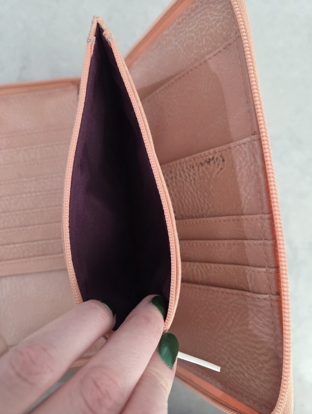 Matt & Nat Leather Crossbody Bag and Wallet Set - Pink - Picture 11 of 14